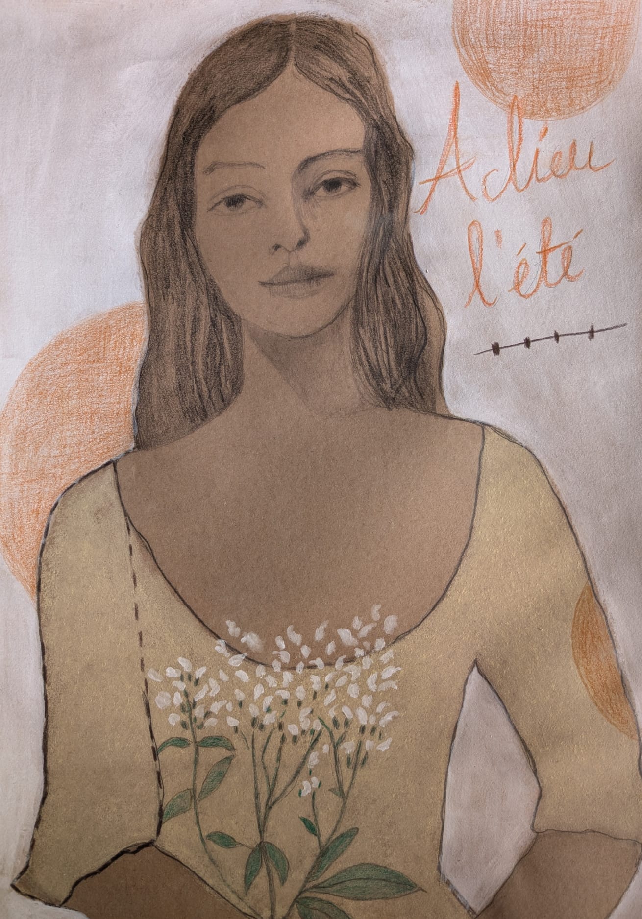 Adieu l'été /  Original Kunstwerk